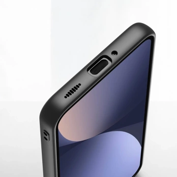 Puzdro Dux Ducis Fino pre kryt Xiaomi 13 so silikónovým rámom modrej farby