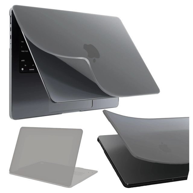 Etui ochronne do Apple Macbook Air 15 M2/M3/M4 2023/2024/2025 Alogy AirGuard™ Elastyczna obudowa Matowa Szarość
