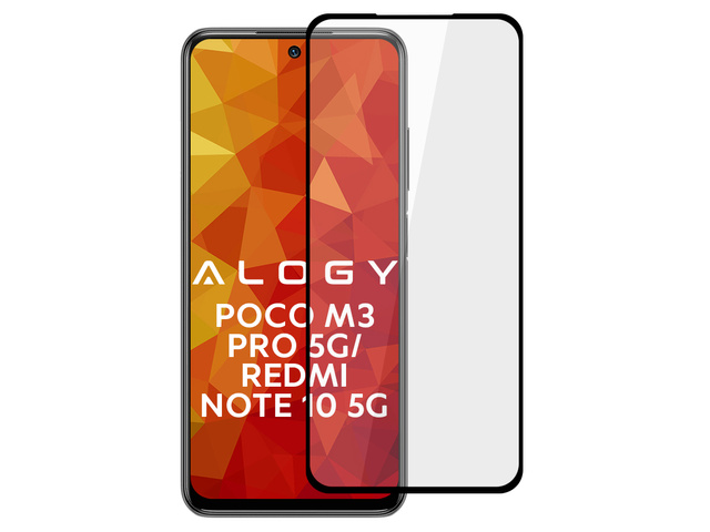 Alogy Full Glue CF sklo pre Poco M3 Pro 5G/ Redmi Note 10 5G čierne