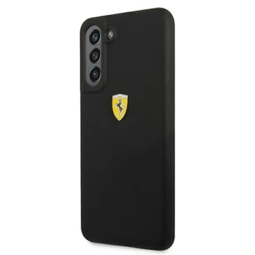 Etui na telefon Ferrari Hardcase do Samsung Galaxy S21 FE czarny/black Silicone