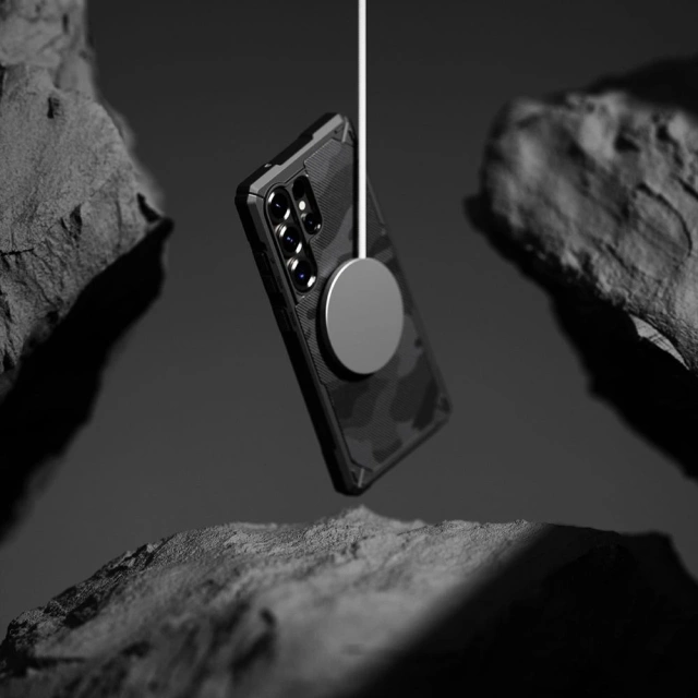 Чохол для Samsung Galaxy S25 Ultra Camo Black Ringke Rugged Gear Magnetic MagSafe