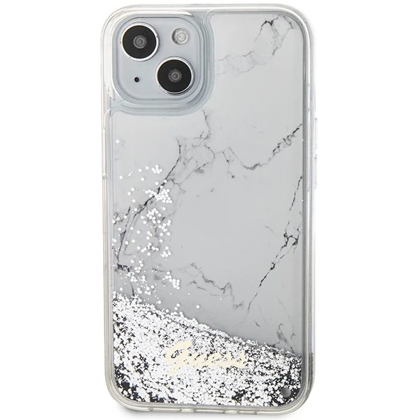 Etui Guess GUHCP14SLCSGSGH do iPhone 14 6.1" hardcase Liquid Glitter Marble