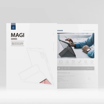 Ochranný kryt s držákem stylusu pro iPad Air 13 (2024) DUX DUCIS Magi černý