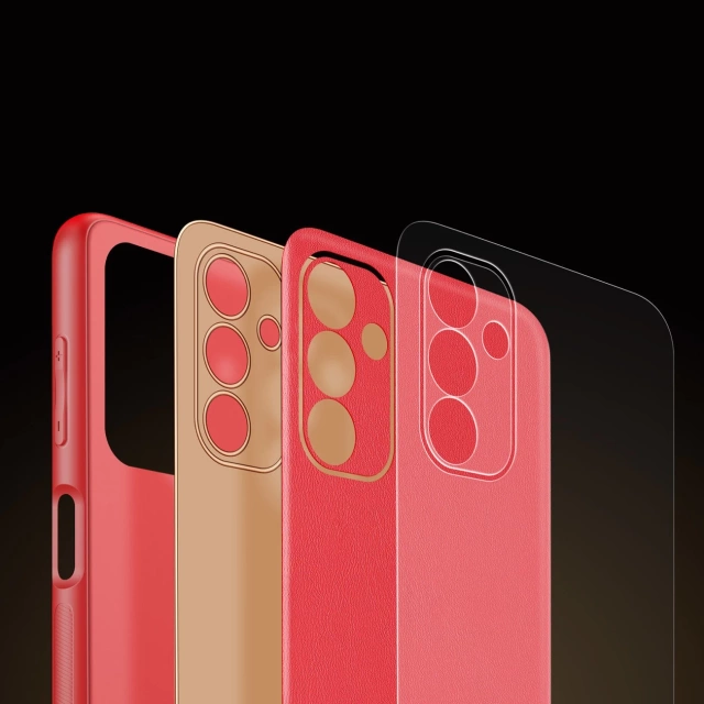 Елегантний чохол Dux Ducis Yolo з екологічної шкіри для Samsung Galaxy A13 5G червоний