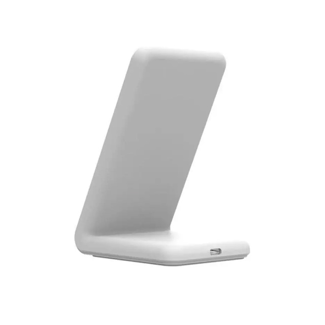 Ładowarka indukcyjna Qi Mag Safe 15W do iPhone bezprzewodowa stacja biurkowa biała