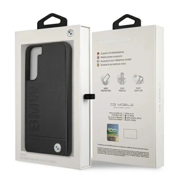 Чохол BMW BMHCS22MSLLBK для Galaxy S22 S906hardcase Signature Logo Imprint чорний/чорний