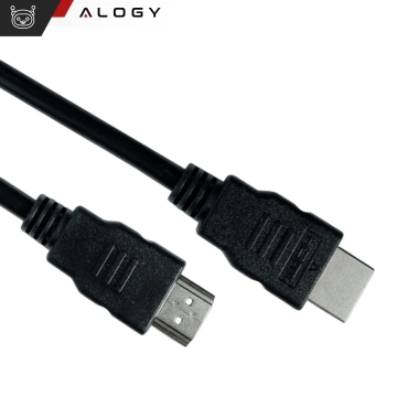 Кабель HDMI 1.4 Alogy High Speed ​​Ethernet 4K 30Hz 1.5 м чорний