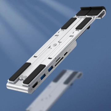 Багатофункціональна станція Choetech 7 в 1 для ноутбука PD/USB-C HDMI(4K/30Hz)/2xUSB-A/1xUSB-C/1xSD/1xTF black (HUB-M43)