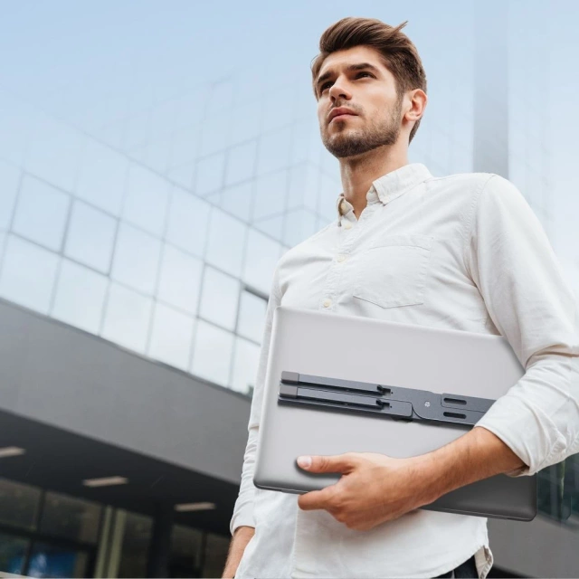 Univerzální stojan na notebook ULS300 šedý