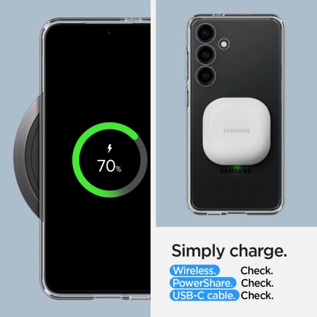 Etui Spigen Ultra Hybrid для Samsung Galaxy S24 Matte Black