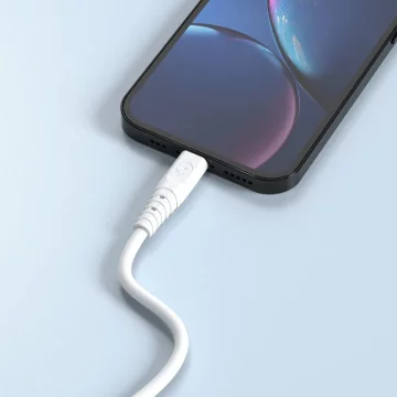 Dudao kabel przewód USB – micro USB 6A 1 m biały (TGL3M)
