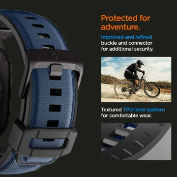 Spigen DuraPro Armor Apple Watch Armband 42-49mm - Marineblau