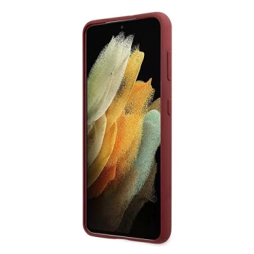 Etui BMW BMHCS21MSLBLRE Pevné puzdro Samsung Galaxy S21 Plus G996 Silikónové podpisové logo