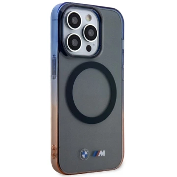 Etui BMW BMHMP14LHTGE pro iPhone 14 Pro 6,1" pevný obal Gradient Bumper MagSafe