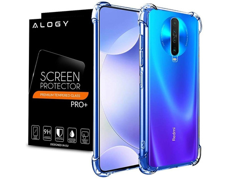 Pancierové puzdro ShockProof Alogy pre Xiaomi Redmi K30 / Poco X2 priehľadné sklo Alogy
