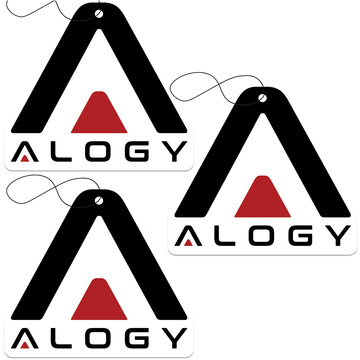 3x Prívesok vône do auta Alogy osviežovač vzduchu do auta Lemon [3 ks]