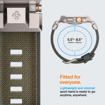Spigen DuraPro Armor Military Strap Grün für Apple Watch (42/44/45/46/49 mm)