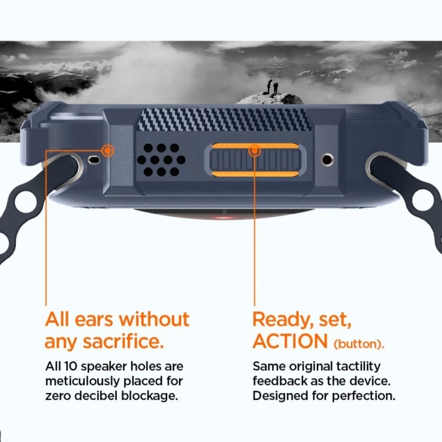 Etui Spigen Rugged Armor für Apple Watch Ultra 1 / 2 (49 mm) Marineblau