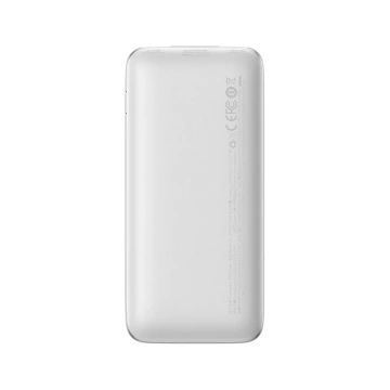 Baseus Bipow Pro Power Bank 10000mAh 20W bílá s USB Type A - USB Type C 3A 0,3m kabelem (PPBD040202)