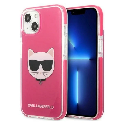Etui Karl Lagerfeld KLHCP13MTPECPI для iPhone 13 6,1" Hardcase Choupette Head