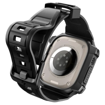 Spigen Rigged Armor "PRO" Strap with Protective Case for Apple Watch Ultra 49mm Black