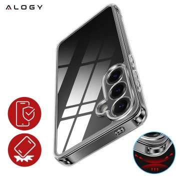Puzdro pre Apple iPhone 16 Pro Max Alogy Anti-Shock Hybrid Case pre MagSafe Transparent