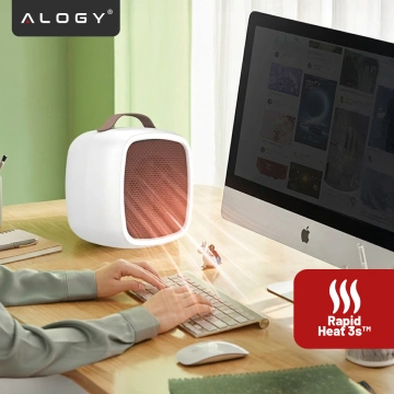 Elektrický ohřívač Farelka ventilátorový ohřívač mini 500W ohřívač deskový ohřívač pro Alogy bílá