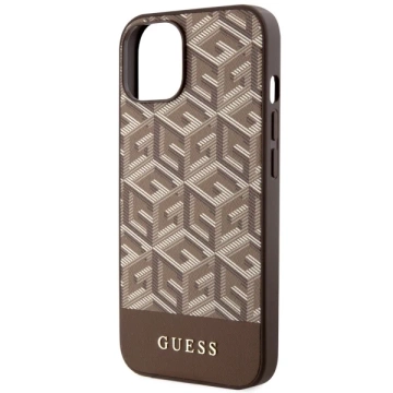 Etui Guess GUHMP14SHGCFSEW na iPhone 14 6,1" pevný obal GCube Stripes MagSafe