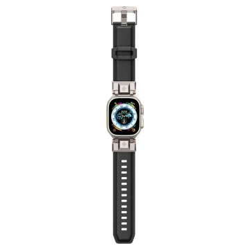 Spigen Durapro Armor PU-Schutzhülle für Apple Watch 4 / 5 / 6 / 7 / 8 / 9 / Se / Ultra 1 / 2 (42 / 44 / 45 / 49 mm) schwarz