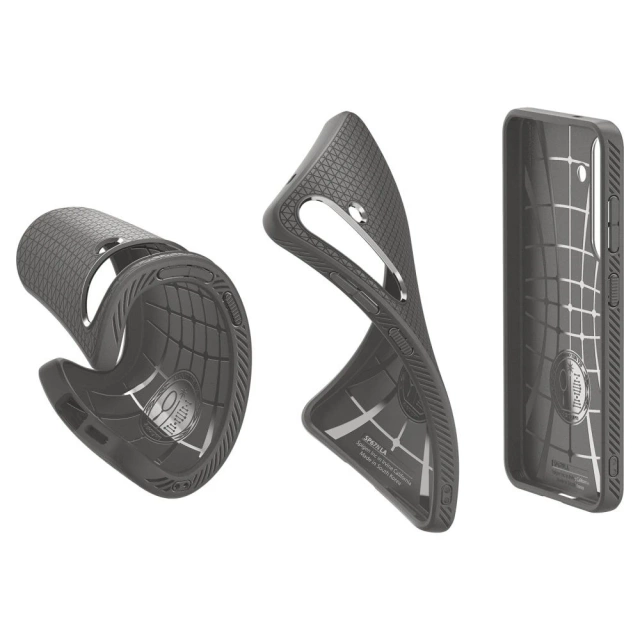 Etui Spigen Liquid Air do Samsung Galaxy S25 Marble Grey