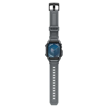 ЧОХОЛ З РЕМІНЦЕМ ДЛЯ APPLE WATCH 10 (46 ММ) ТЕМНО-СІРИЙ SPIGEN RUGGED ARMOR PRO