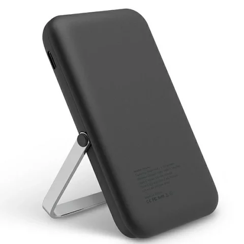 UNIQ Powerbanka Hoveo 5000mAh USB-C 20W PD Rychlé nabíjení Bezdrátové magnetické szary/uhlově šedá