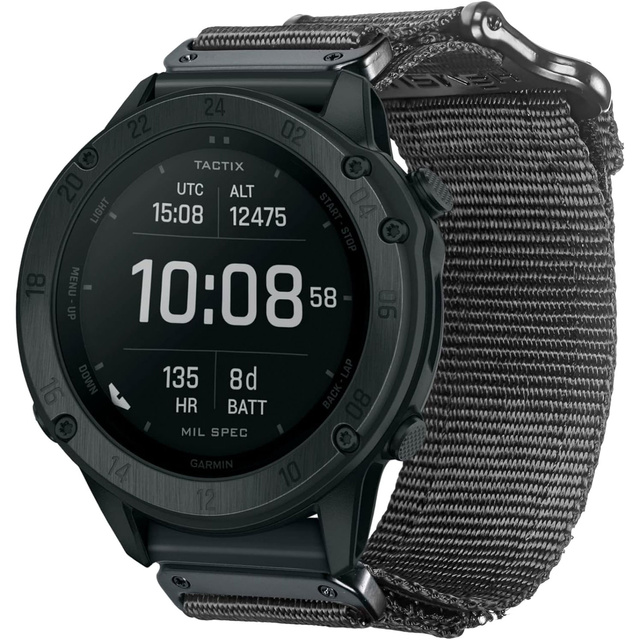 Pasek nylonowy do Garmin Fenix 5x 6x 7x Pro 26mm Nylon Band Sport Czarny