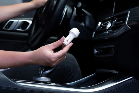 Автомобільний зарядний пристрій Forcell Carbon 38W PD 3.0 QC 3.0 з USB-C та USB