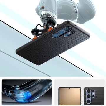 Захисний чохол Spigen Liquid Air для Samsung Galaxy S25 Ultra, матовий, чорний