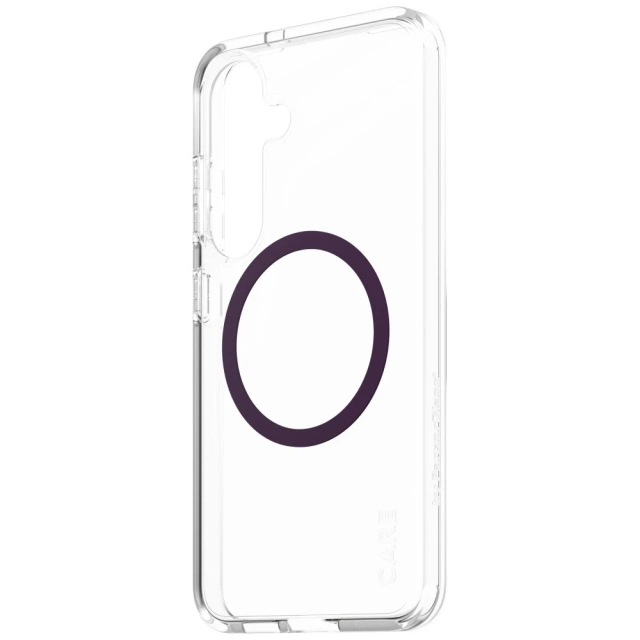 Etui do Samsung Galaxy S25 CARE by PanzerGlass Flagship Case Plum Purple