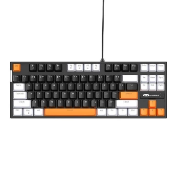 MageGee MK-STAR Black and White Mechanical Gaming Keyboard