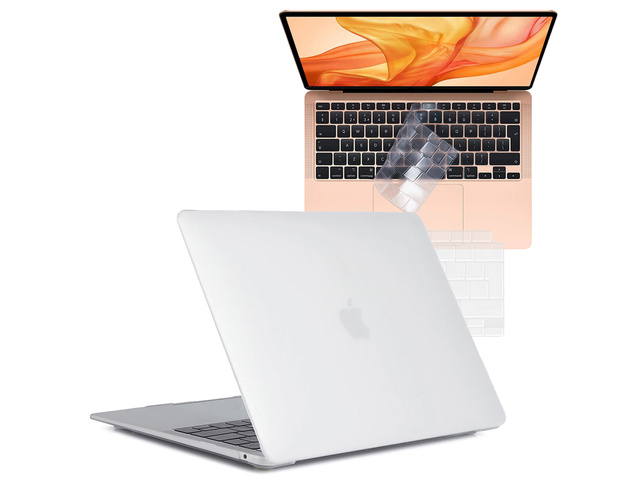 Podložka Alogy Hard Case pre Apple MacBook Air 13 M1 2021 Biely kryt klávesnice