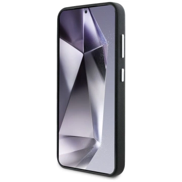 Etui Karl Lagerfeld Saffiano Metal Logo MagSafe do Samsung Galaxy S25+ Czarny