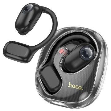 HOCO EA3 TWS Wireless Bluetooth Earphones – Black with Charging Case