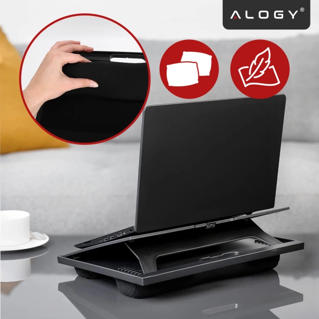 Ochranné puzdro na notebook, MacBook Air Pro 13,3" Alogy Hard Foam Bag pre 13-14" notebooky čierne