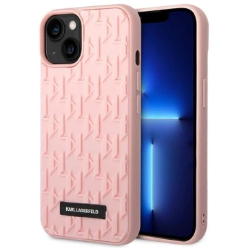 Etui Karl Lagerfeld KLHCP14MRUPKLPP pre iPhone 14 Plus 6,7" pevný 3D monogram