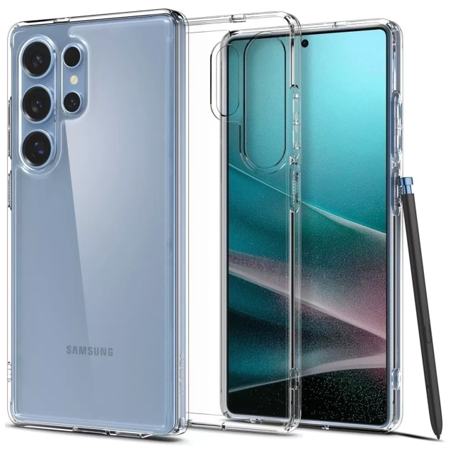 Pouzdro Spigen Ultra Hybrid Crystal Clear pro Samsung Galaxy S25 Ultra