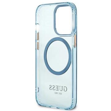 Etui Guess GUHMP13LHTCMB до iPhone 13 Pro / 13 6,1" жорсткий чохол Gold Outline Translucent MagSafe
