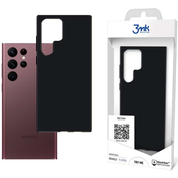 Odporne Etui obudowa 3mk Matt Case do Samsung Galaxy S22 Ultra Black