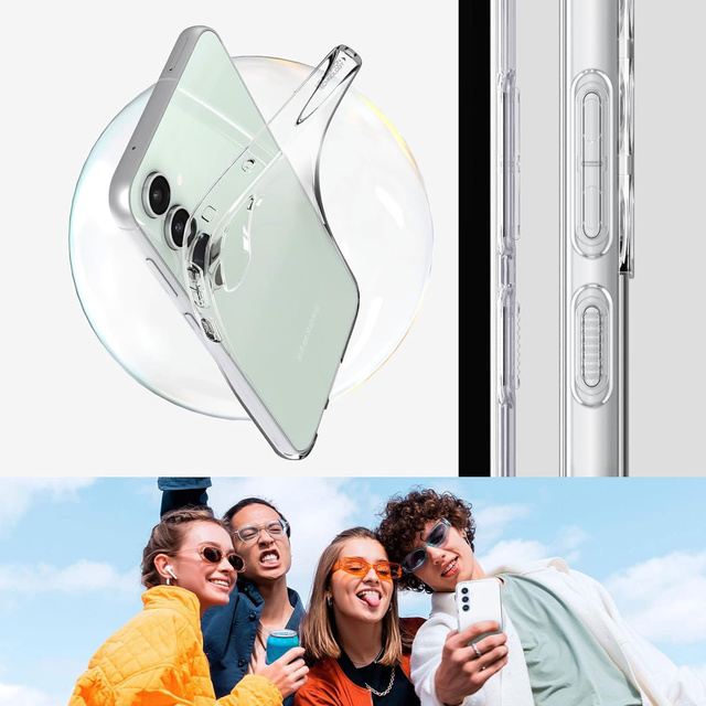 Etui do Samsung Galaxy S23 FE Spigen Liquid Case obudowa przezroczyste plecki Crystal Clear
