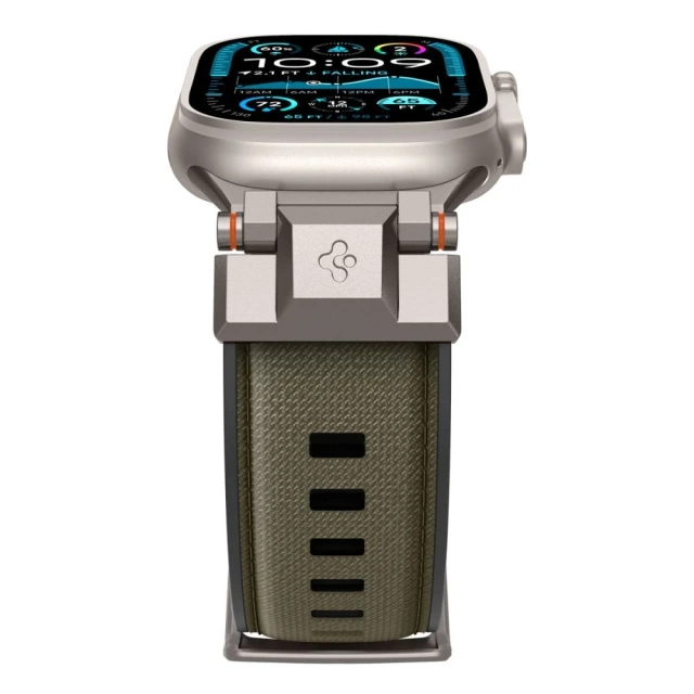 Ремінець Spigen DuraPro Armor Military зеленого кольору для Apple Watch (42/44/45/46/49 мм)