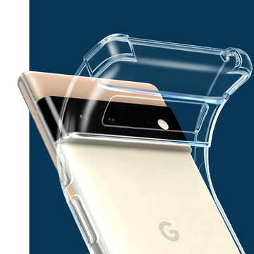 Silikonové pouzdro ShockProof Alogy pro Google Pixel 6 Transparent