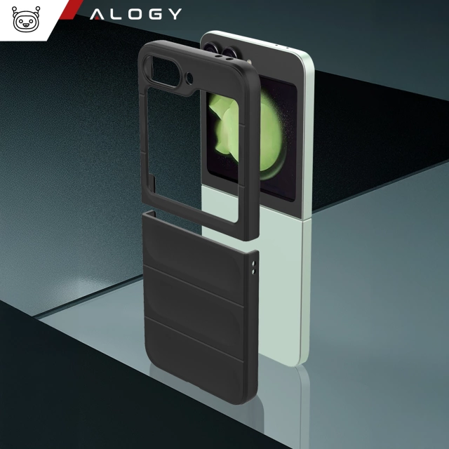 Etui ochronne na telefon MagicShield obudowa plecki case do Samsung Galaxy Z Flip 6 Czarne