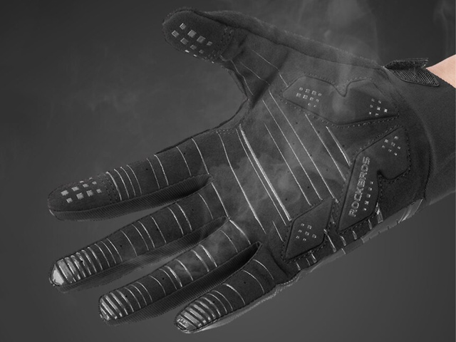 M Fahrradhandschuhe RockBros S208-M Fahrradhandschuhe Schwarz